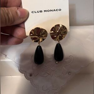 Club Monaco Tear Drop Earings New on the card!!
